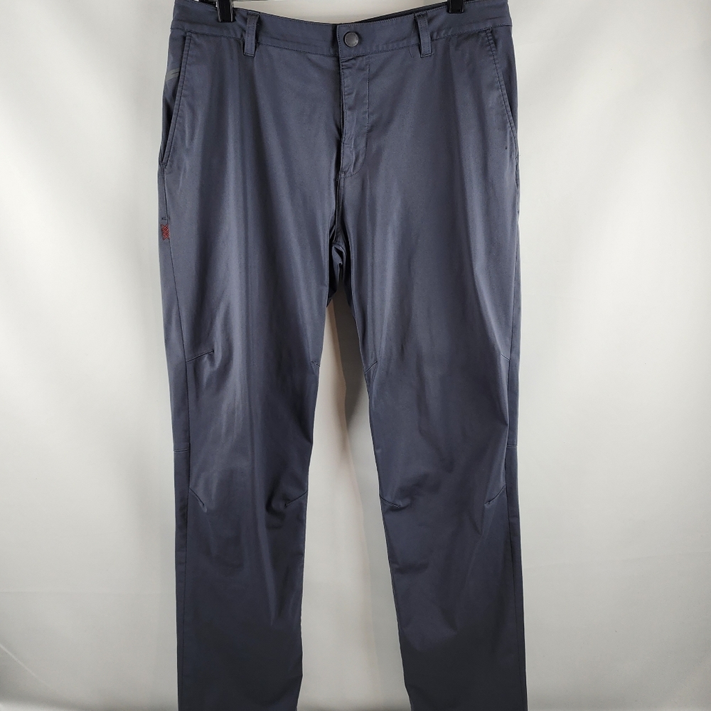 Rhone Mens Commuter Pant Slim Straight Gray Stretch Pants Size 34x30